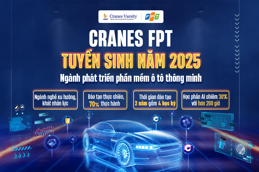 Hệ thống đào tạo Mỹ thuật đa phương tiện FPT Cranes tuyển sinh năm 2025