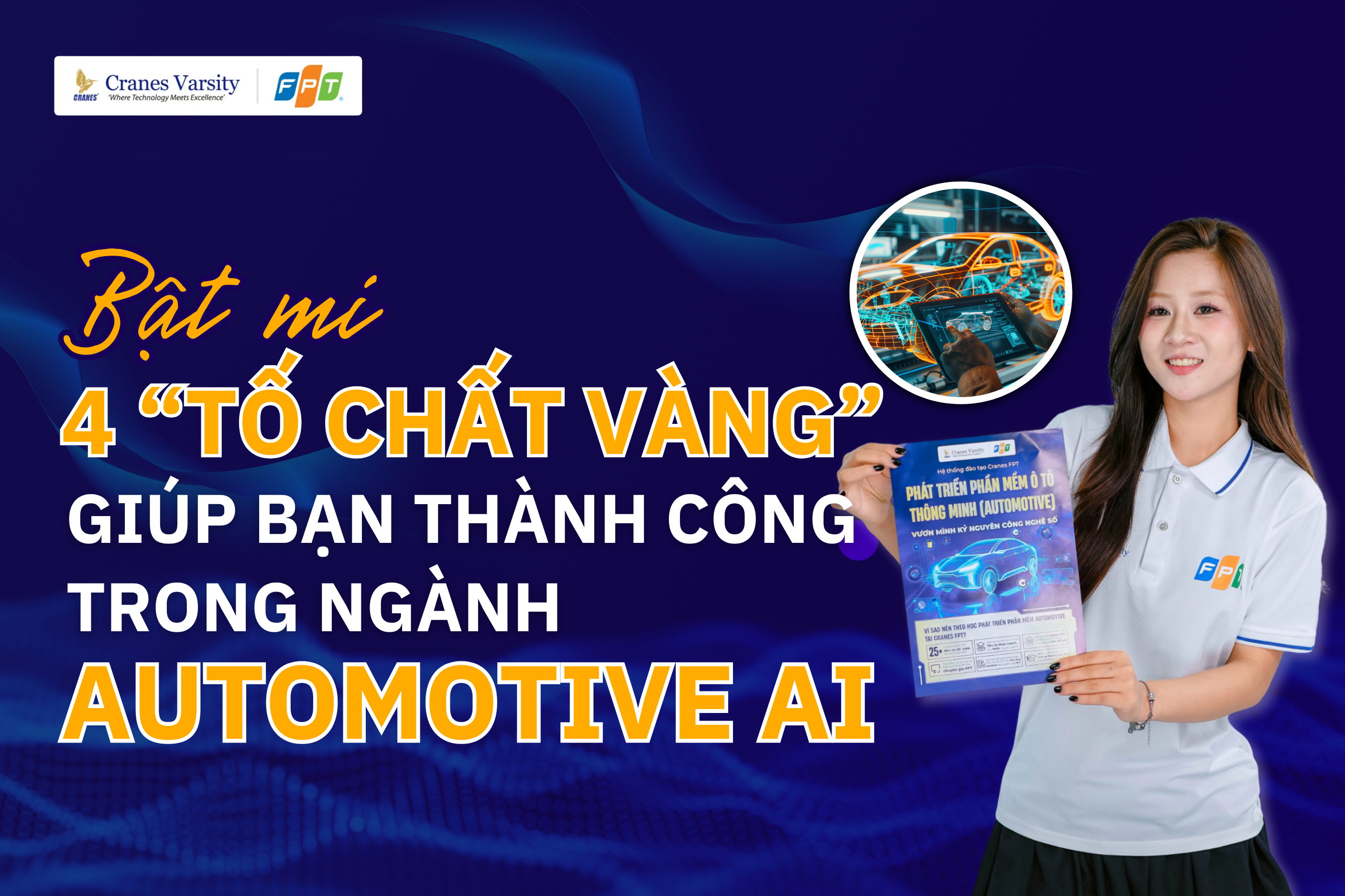 Bật mí 4 “tố chất vàng” giúp bạn thành công trong ngành Automotive Ai