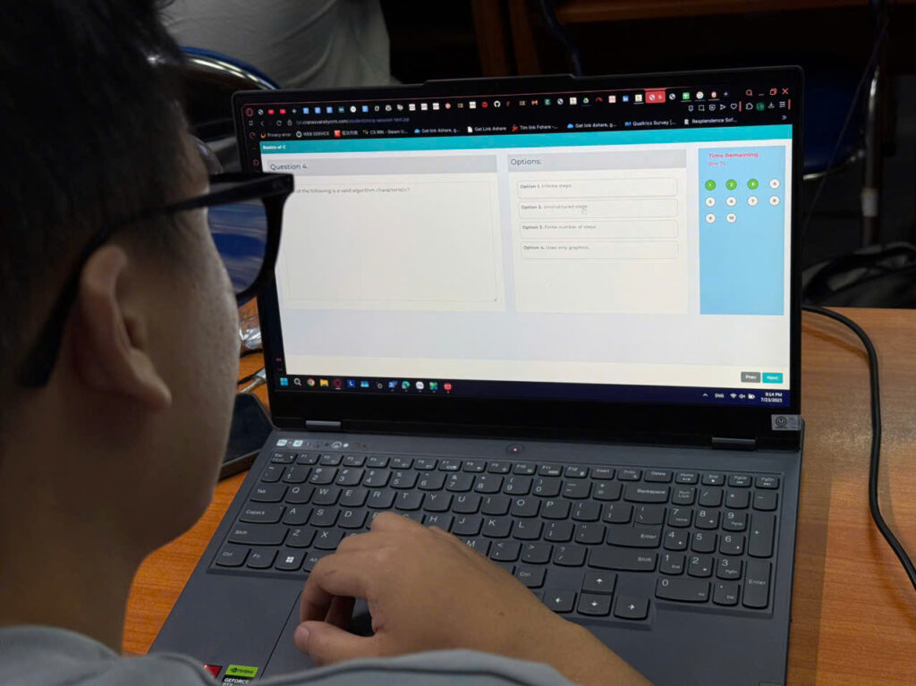 Sinh viên được kiểm tra kiến thưc ngay sau buổi học