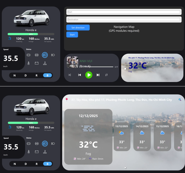 Đồ án kỳ 1: INFOTAINMENT APP – Bước khởi đầu thực tiễn trong lập trình phần mềm ô tô thông minh tại Cranes FPT