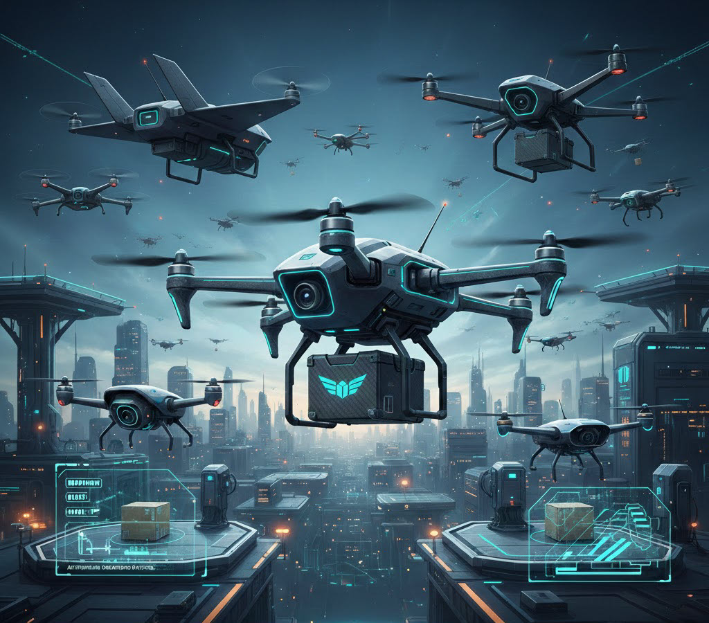 Drone không chỉ để quay phim mà đang tạo ra cả một ngành kinh tế mới