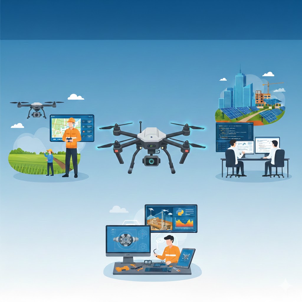 Nghề Drone là gì? Toàn cảnh ngành nghề đang dẫn đầu Kinh tế tầm thấp