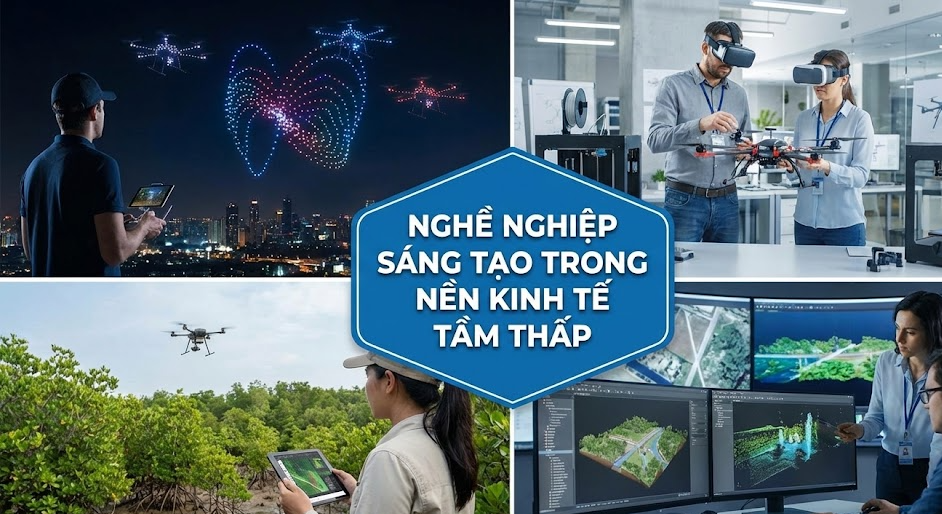 Cơ hội nghề nghiệp mới của kỷ nguyên Drone Và tự hành