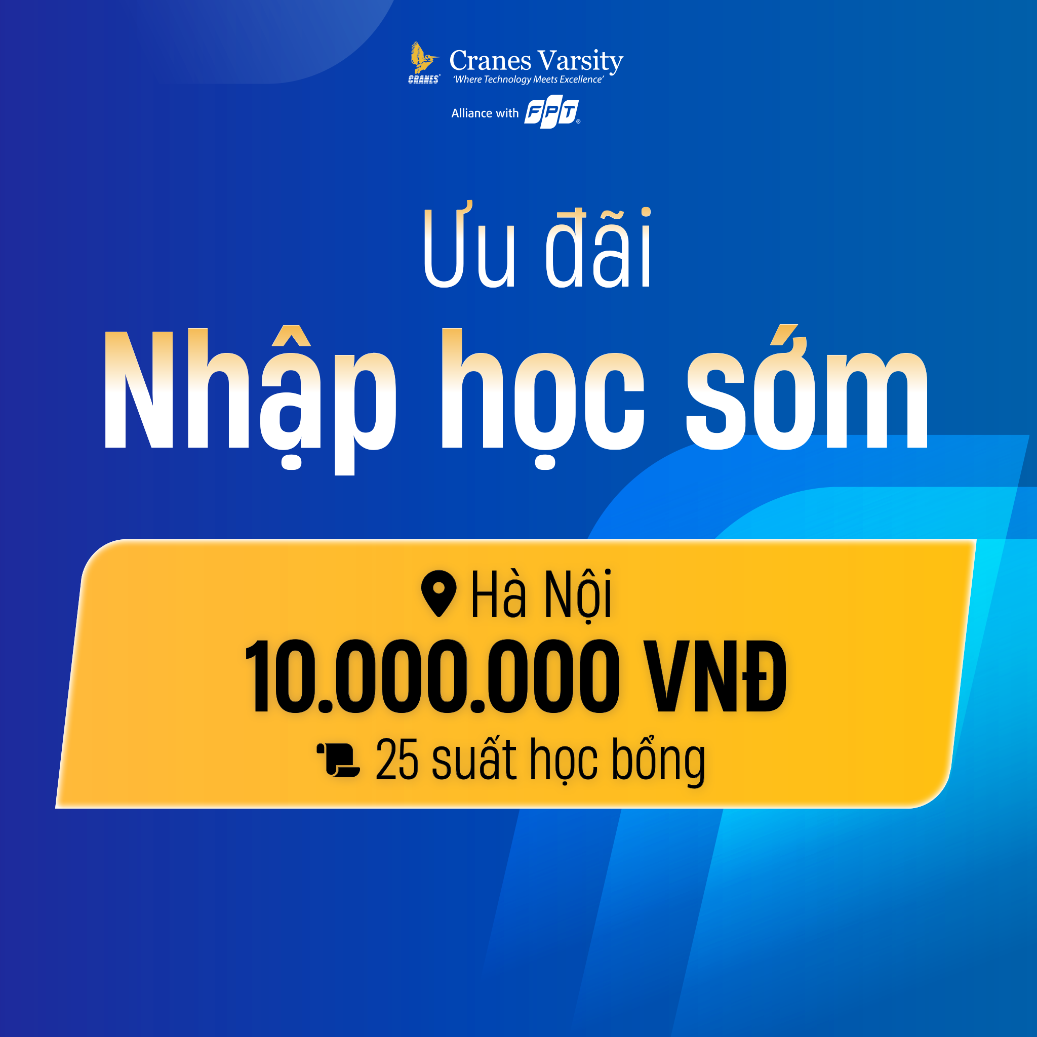 Ưu đãi nhập học sớm 