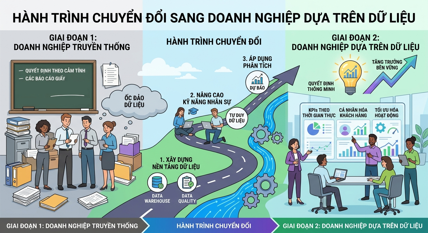 Data-Driven Business là gì? Xu hướng giúp doanh nghiệp bứt phá trong kỷ nguyên số