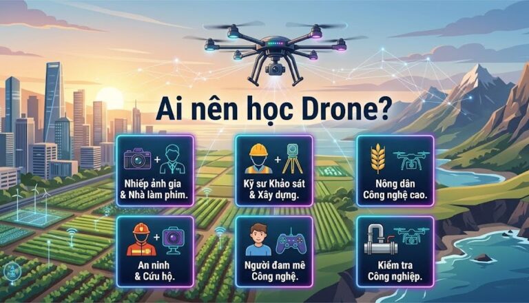 Ai nên học Drone? Ngành công nghệ chiến lược trong nền kinh tế tầm thấp